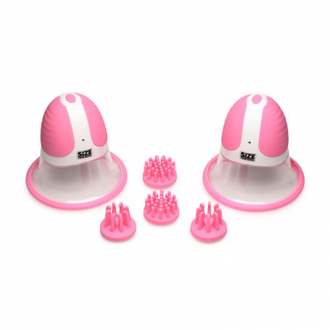 ROTATING SILICONE NIPPLE SUCKERS WITH 2 ATTACHMENTS
