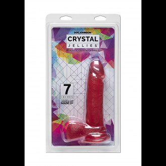 REALISTIC COCK WITH BALLS - 7 / 18 CM